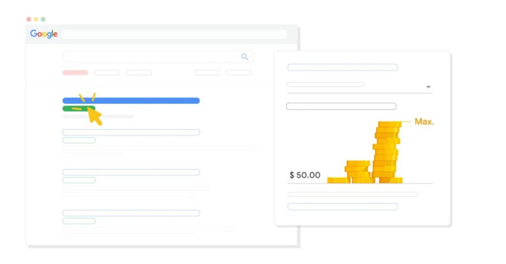 Advertising on Google: the costs.